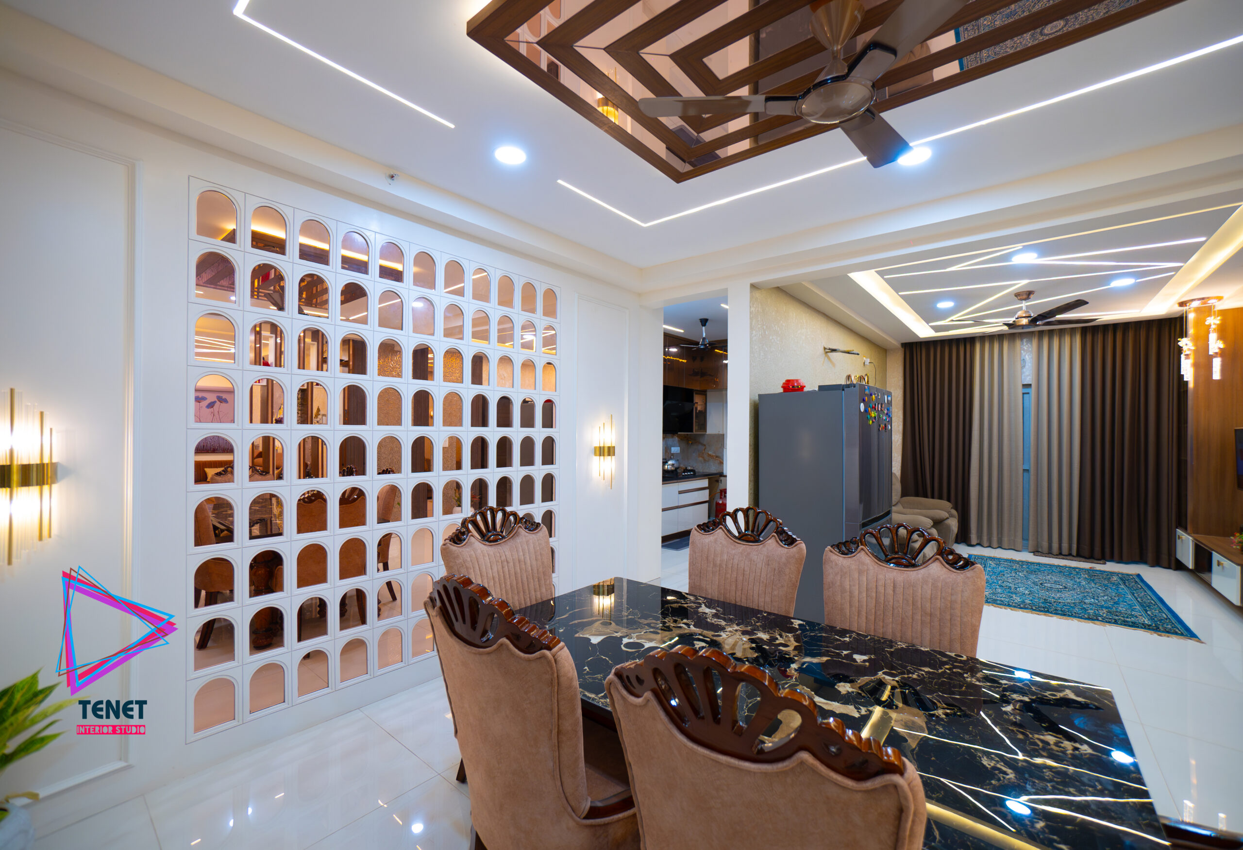 Interior Designers in Hyderabad creating modern homes with warm earthy tones, smart layouts, natural lighting, functional storage, and contemporary interiors that blend style, comfort, and practicality.